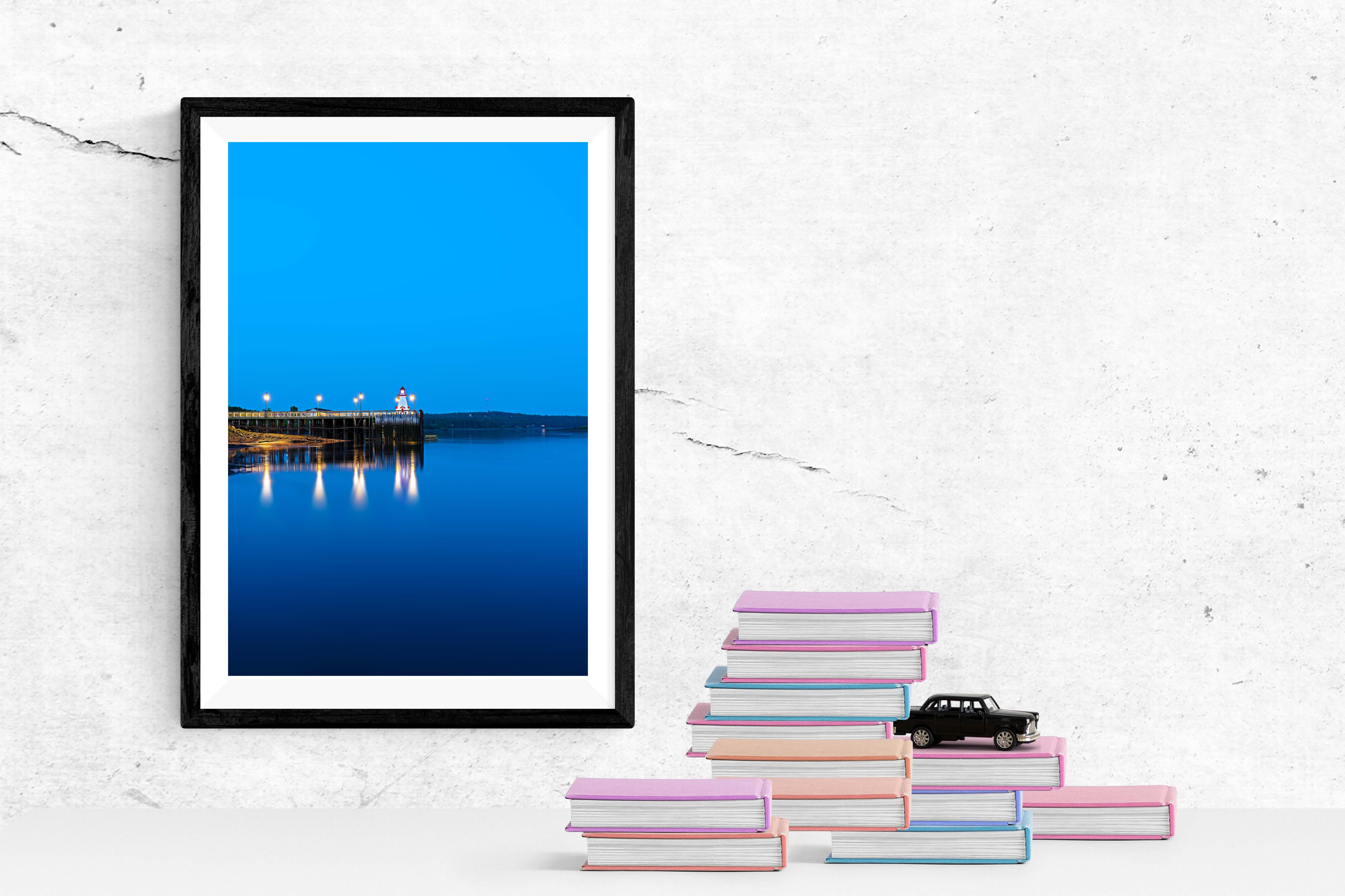 MAGICAL BLUE HOUR 🌉 | Light House at St. Stephen | 🎨 LIMITED EDITION FINE ART PRINT